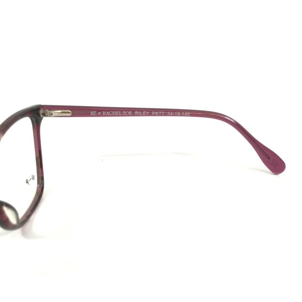 RZ by Rachel Zoe Eyeglasses Frames RILEY PKTT Pink Tortoise Cat Eye 54-18-140